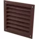 Exterior wall grille aluminum 150x150 mm - RAL 8016
