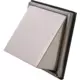 Stainless steel front grille 100mm with high inlet non-return damper - EL-SS-BD100 SS