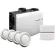 Orcon MVS-15RHB Package 550 m³/h + humidity sensor + RFT control + 4 valves - grounded plug