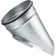 Saddle Piece Ø 500 mm - 200 mm (45°) - Galvanized