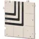 Ergovent 90-degree elbow for modular plug-in linear grilles with 3 slots