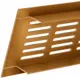 Aluminum baseboard grille - brushed copper, L=400 mm x H=100 mm - RA1040G