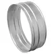 Spiral safe male coupler Ø 80mm for spiral duct