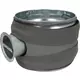 Thermoduct 9 mm, manually operated control damper, diameter 180 mm, insulated
