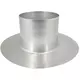 Aluminium roof slab for Thermoduct insulated roof terminal 150mm