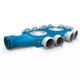 UniflexPlus composite distributor 10x Ø90mm with horizontal spigot Ø125mm