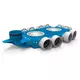 UniflexPlus composite distributor 10x Ø90mm with vertical spigot Ø125mm