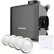 Vent-Axia Multihome BPD basic Package 300 m³/h + humidity sensor + RFT control battery + 4 valves - perilex plug
