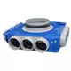Vent-Axia Uniflexplus sub-distribution box 12 x Ø69mm side connection with Ø125mm spout