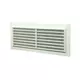 Ventilation grille rectangular with grill 130x300 white - VR1330