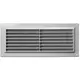 Ventilation grille rectangular with grill 130x300 grey - VR1330P