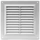 Ventilation grille plastic square 150x150 mm wit - VR1550