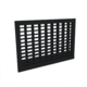 Wall grille 400 x 100 steel with clamping springs and double adjustable vanes - mixed colour RAL 9005