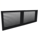 Wall grille 800 x 500, aluminium, with clamping springs and individually adjustable vanes - mixed colour RAL 9005
