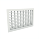 Wall grille 500 x 300, aluminium, with screw fixing and double adjustable vanes - mixed colour RAL 9010