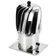 Wind-powered roof fan Cowl Oblong 150 mm stainless steel including roof slab - 325m3/h