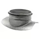 Saddle for spiral duct Ø 150/160mm - 160mm (90°) - Galvanised