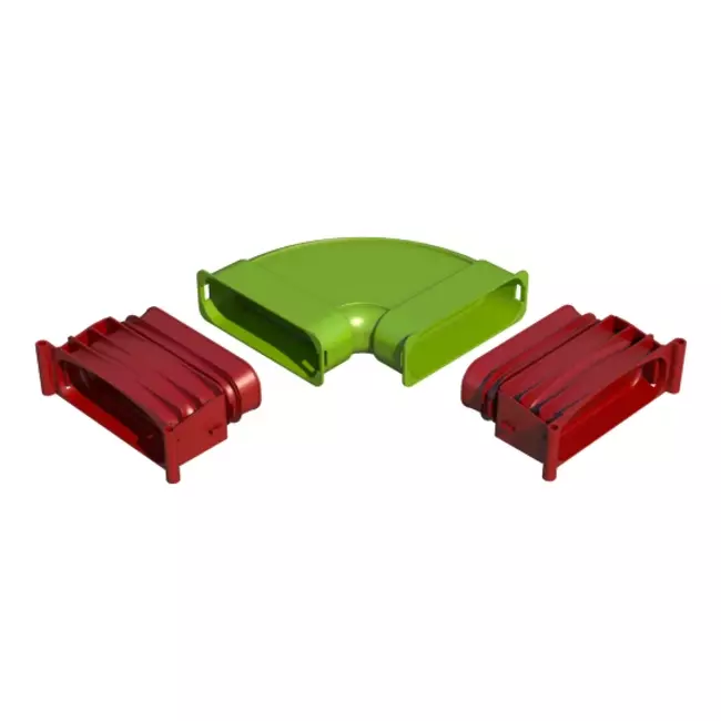Ubbink Air Excellent 45SC kit bend horizontal