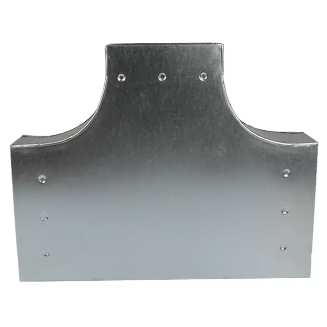 T-piece 90 degrees 300x80 mm - 170x80 mm for ducting