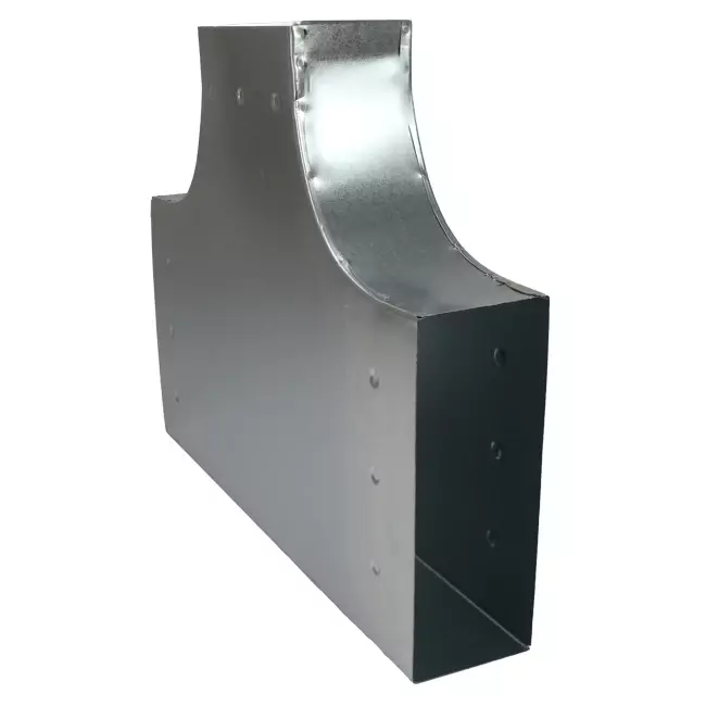 T-piece 90 degrees 300x80 mm - 170x80 mm for ducting