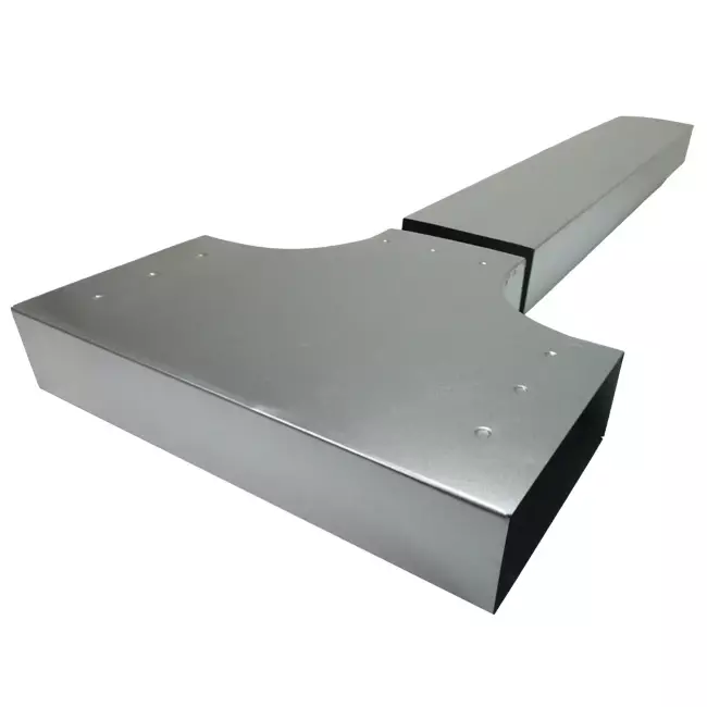 T-piece 90 degrees 300x80 mm - 170x80 mm for ducting