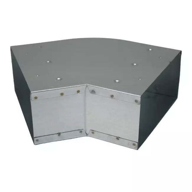 Bend 45 degrees 170x80 mm horizontal duct