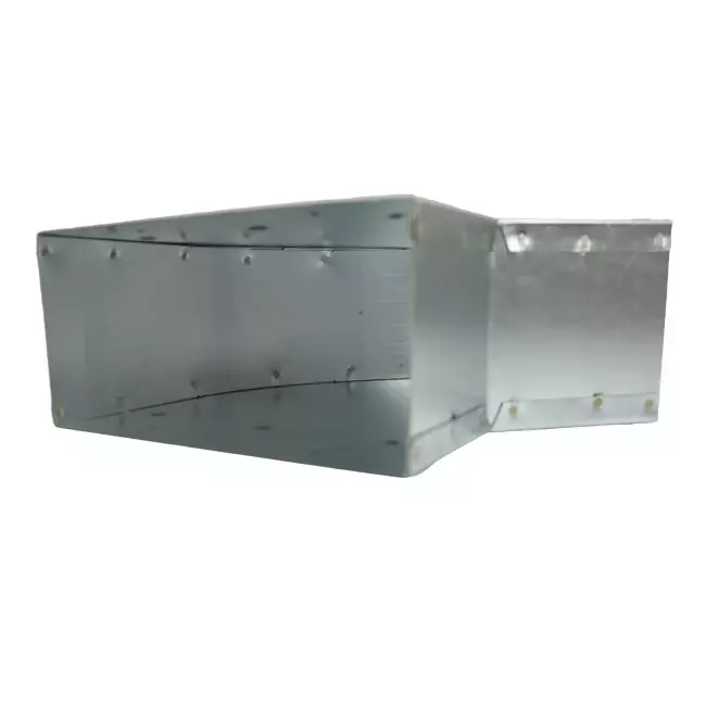 Bend 45 degrees 170x80 mm horizontal duct