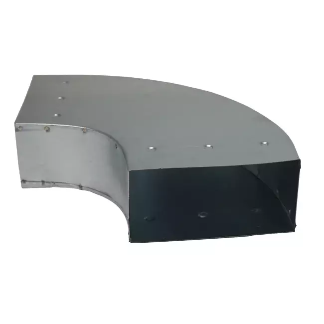 Bend 90 degrees 170x80 mm horizontal duct