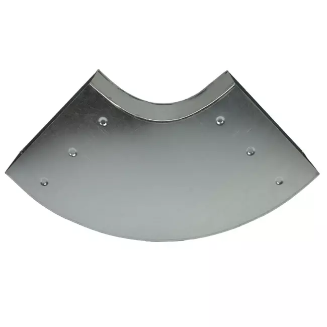 Bend 90 degrees 170x80 mm horizontal duct