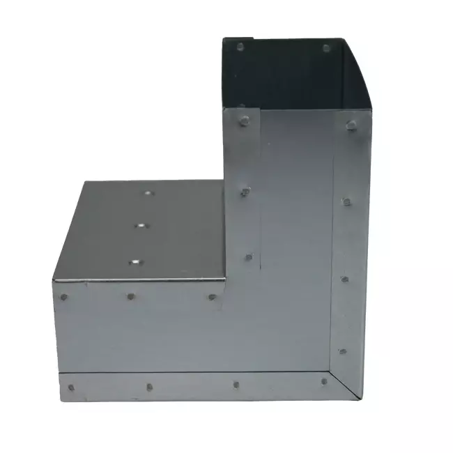 Bend 90 degrees 170x80 mm vertical duct