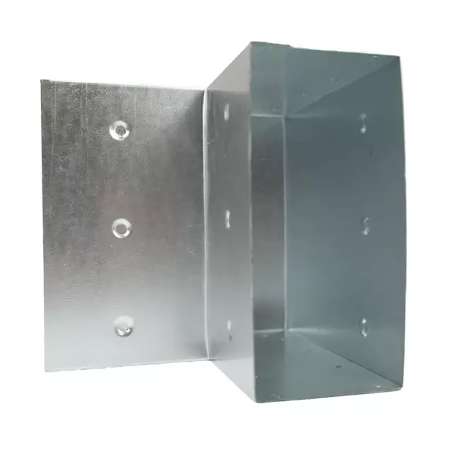 Bend 90 degrees 170x80 mm vertical duct
