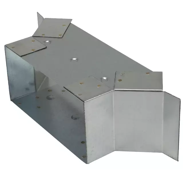 Side connection 170x80 mm for flue pipe