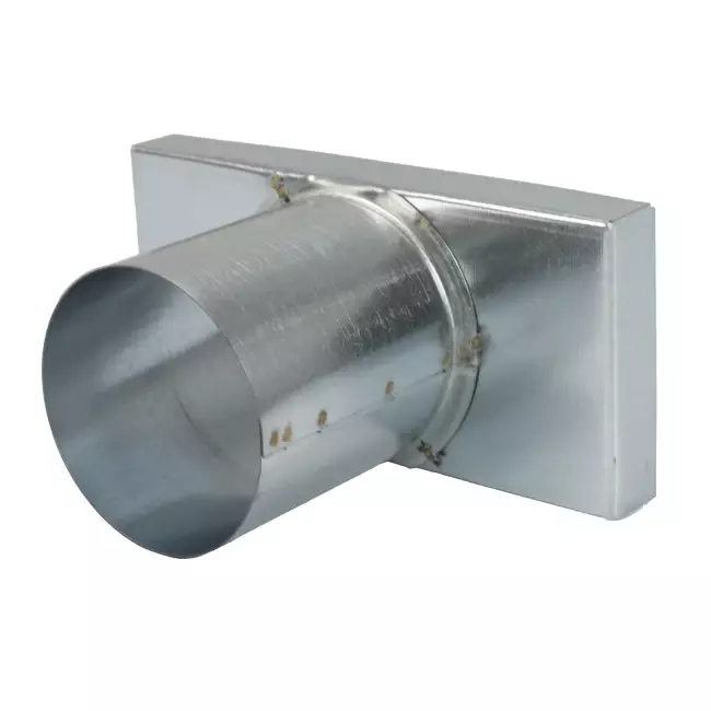 Lid 170x80 mm with connection diameter 80 mm for flue pipe