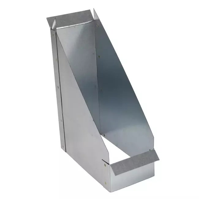 Side connection 170x80 mm 45 degrees for flue pipe