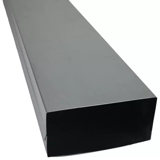 Galvanized collapse channel 170x80 mm with length 1500 mm