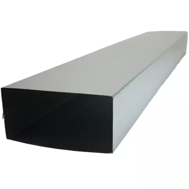 Galvanized collapse channel 170x80 mm with length 1500 mm