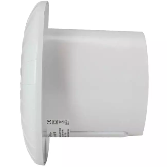 Bathroom extractor fan round - humidity sensor and timer - Ø 100 mm - aRid 100 BB HS