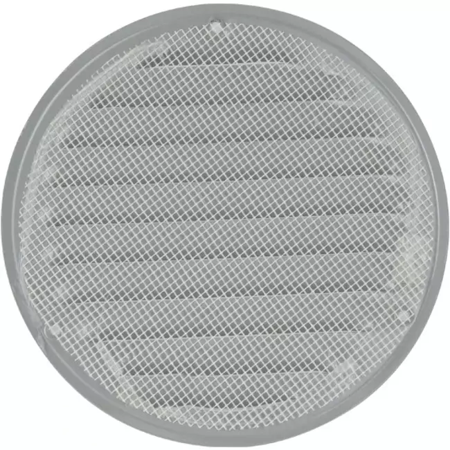 Metal ventilation grille round Ø200 mm grey - MR200P - RAL9006