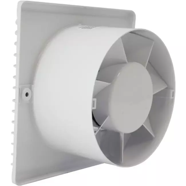 Bathroom extractor fan Ø 125 mm white - energy planet 125 HS