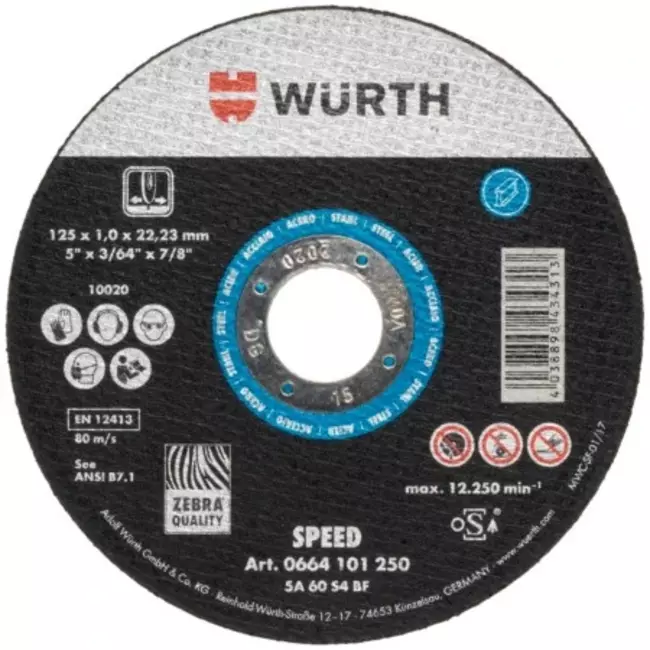Cutting disc 125 mm