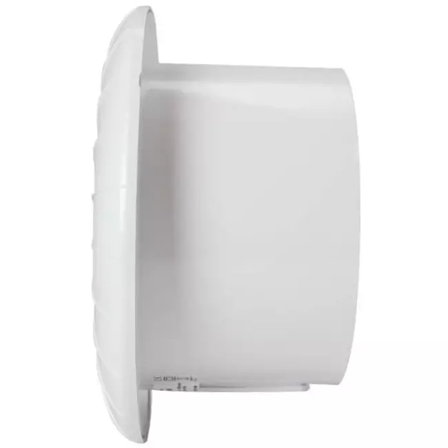 Bathroom extractor fan round white with timer - Ø 150 mm - aRid 150 BB TS