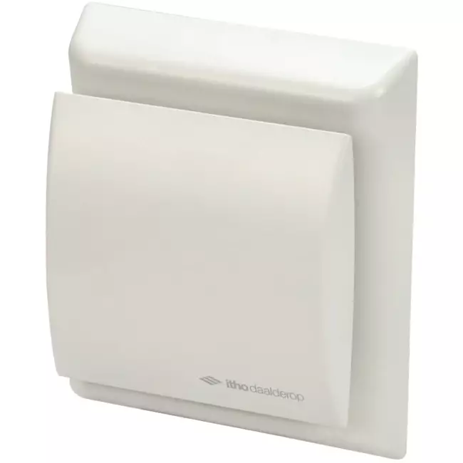 Itho Daalderop bathroom extractor fan Ø 100 mm - white with timer BTV-N201 T