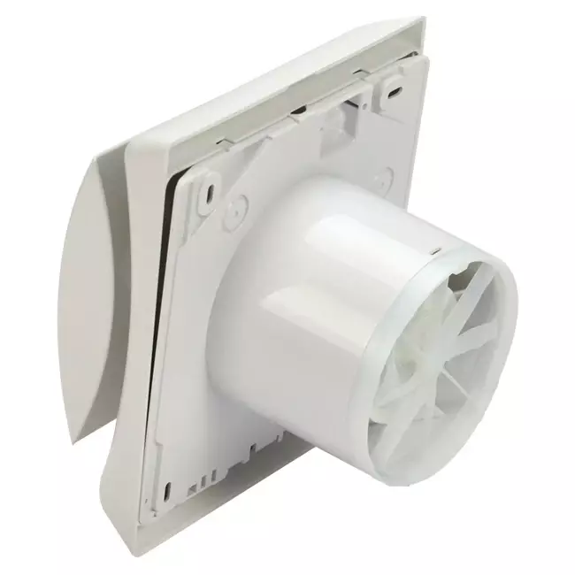Itho Daalderop bathroom extractor fan Ø 100 mm - white with timer BTV-N201 T