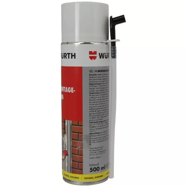PU-foam canister 500ml with hose