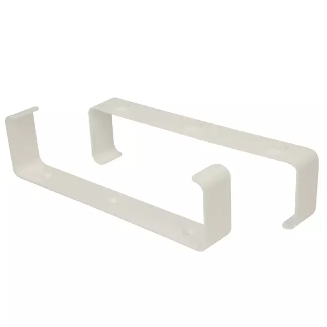 Rectangular plastic brackets (2 pieces) 220 x 55mm - KZ25