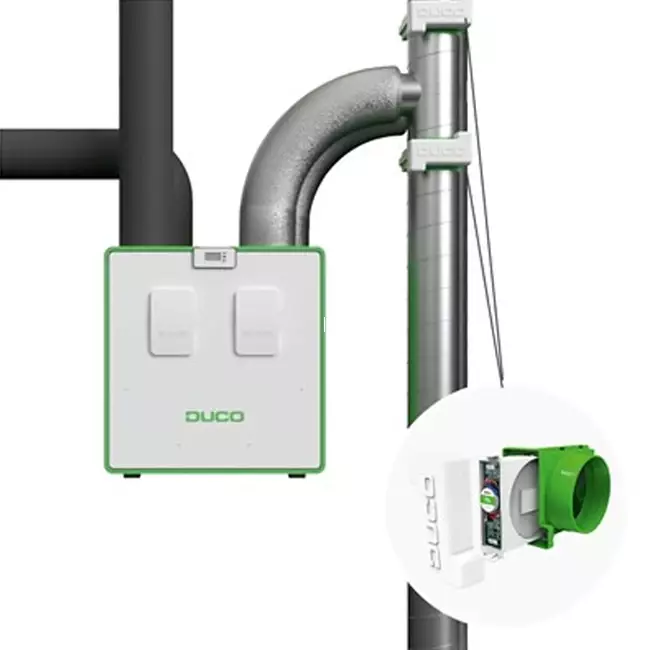 Duco DucoBox Energy D160 multi-zone valve