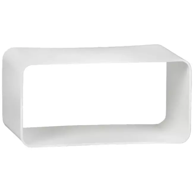 Plastic female coupler rectangular 110x55 mm - KSF