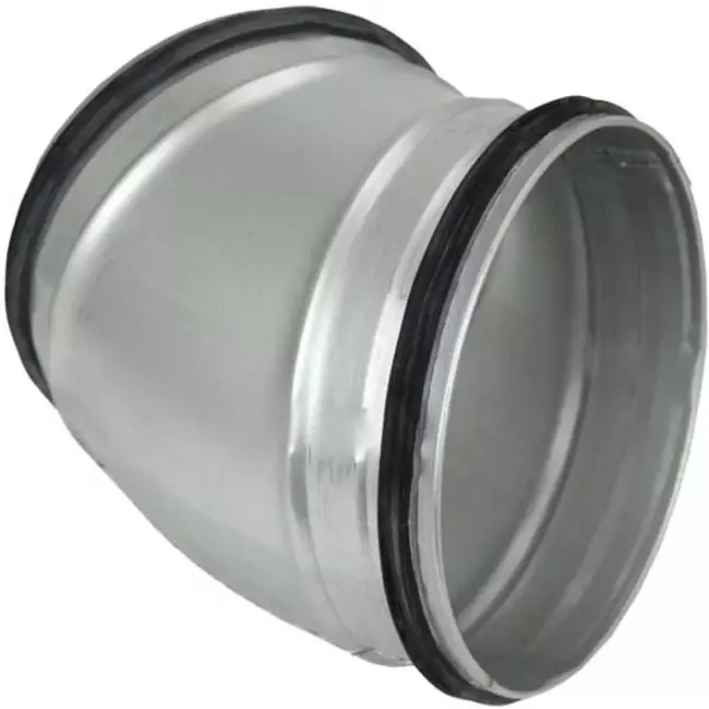 Round spiral bend 30° Ø 80mm for spiral duct
