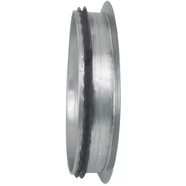 Flat spigot Ø 80mm (90°) - Galvanised