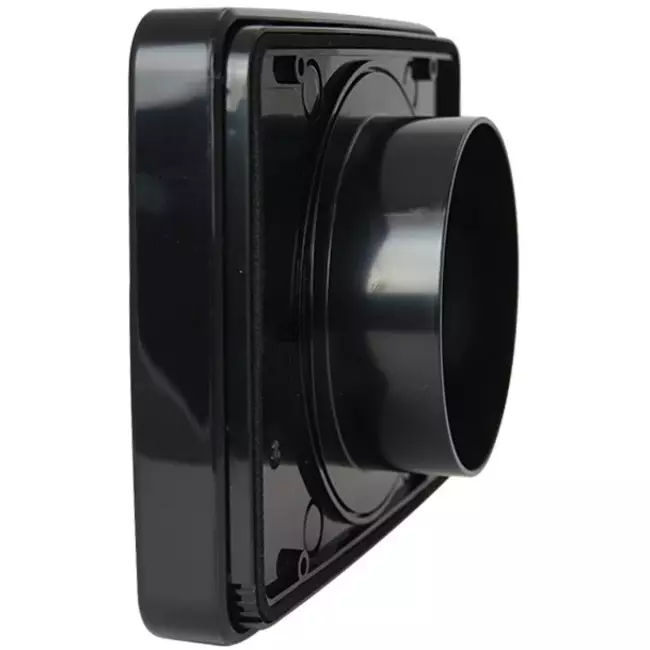 Vent-Axia Lo-Carbon iQ bathroom extractor fan Fresh Intellivent BLACK Ø100 - 125 mm